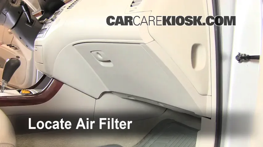 2007 Hyundai Azera SE 3.8L V6 Air Filter (Cabin)